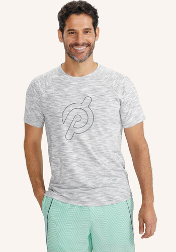 Peloton Manga Corta Raglán Estándar Push Onward Para Hombre,