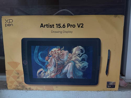 Xp-pen Artist 15.6 Pro V2 Tableta De Dibujo Display Y Lápiz Negro
