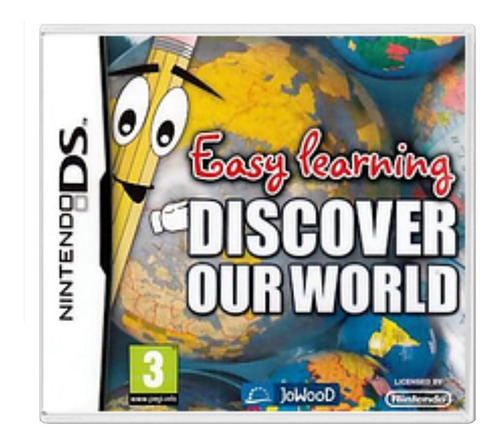 Juego multimedia físico Easy Learning Discover World para Nintendo DS