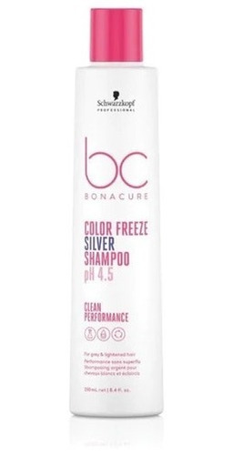 Shampoo Ph4.5 Color Freezee Silve Bonacure Schwarzkopf *250