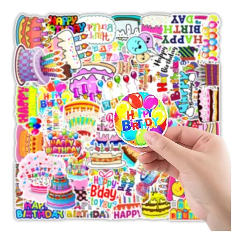 comprar Pegatinas De Feliz Cumpleaños, Pasteles De Cumpleaños, Velas