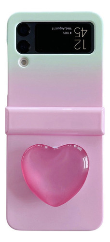 Funda Corazón Rosa Niñas Para Samsung Galaxy Z Flip 4 Z3