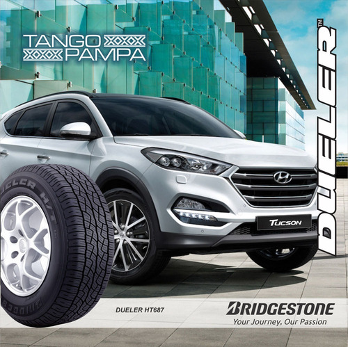 225/65 R17 Dueler H/t 687 Bridgestone + Cuotas 0%