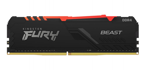 Memoria Ram Ddr4 8gb 3200mhz Kingston Fury Beast Rgb Dimm