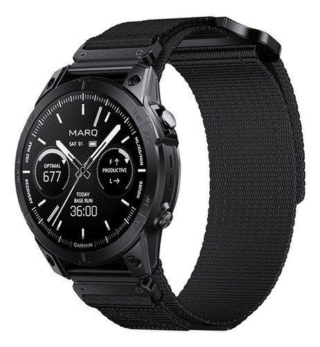 Correa De Nailon Para Garmin Fenix5 6 7 5x 6x 7x Pro