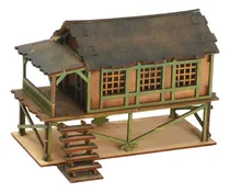 Comprar J- Maquetas De Casas A Escala 1\u002F72, Casas De Madera Para B