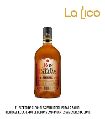 Ron Viejo De Caldas 750ml - mL a $84