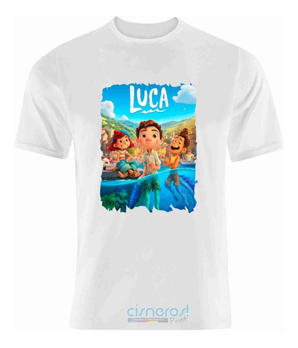 Playera Luca Pixar Todas Las Tallas