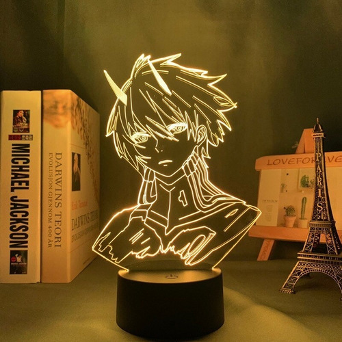 Darling In The Franxx Hiro - Lámpara De Noche Led Para Decor
