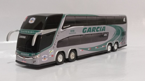 Brinquedo Ônibus Em Miniatura Garcia Double 2 Andares