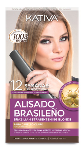 Alisado Brasileño Blonde De Kativa