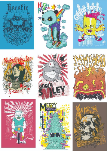 Pack De Vectores Para Sublimación O Serigrafía