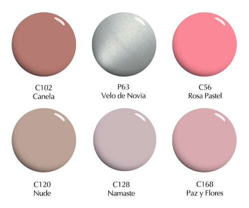 Pack X6 Esmalte Para Uñas Colores A Elección Xúlu Z500