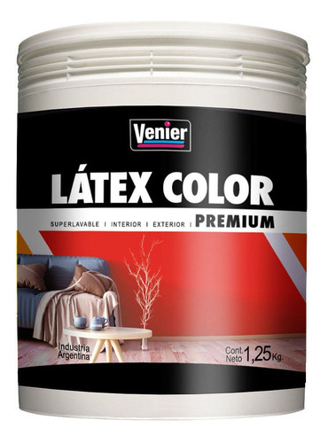 Latex Int Ext Premium Negro Elega  1.25