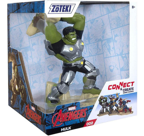 Boneco Hulk Estátua Colecionável 15cm - Marvel
