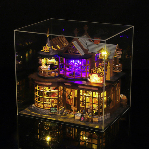 Kits De Muebles De Casa De Muñecas En Miniatura, Modelo De