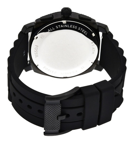 Imagen 4 de 10 de Reloj Hombre Fossil Machine Silicona Analogo