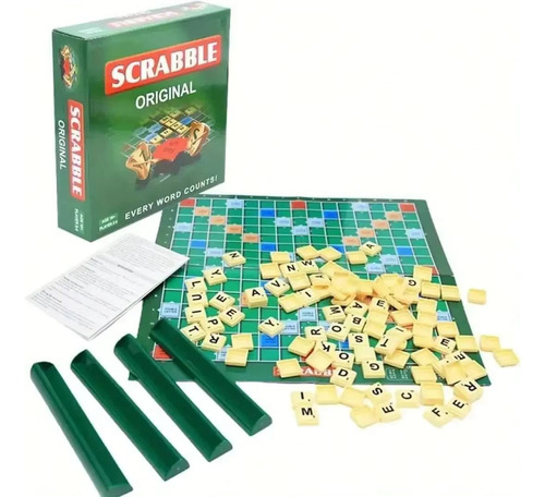Scrabble En Inglés Juego De Mesa 2 A 4 Jugadores
