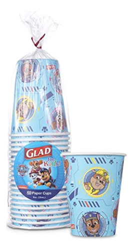 Glad For Kids Paw Patrol Vasos De Papel Vasos De Papel Desec