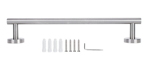 Soporte De Pared Para Barra De Toalla De Baño De Acero Inoxi