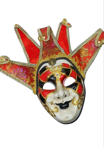 Máscara Carnaval Veneciano 2 Colores Plástica Importado