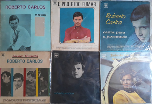 Lps Roberto Carlos Coleção De 1963 À 1995 + Cds E Dvds 