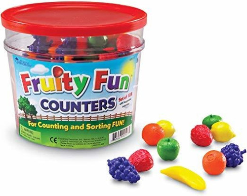 Learning Resources Contadores De Diversión Frutal, Juego De