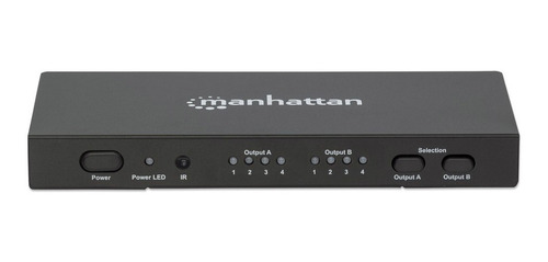Imagen 3 de 6 de Video Splitter Hdmi 1080p 4 Entradas 2 Salidas Manhattan