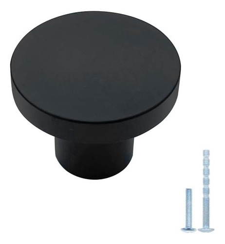 Jiyocy 12 Pack Matte Black Gabinet Y Perillas De Cajón - Pol