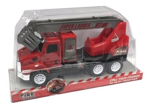 Camion De Bomberos 27 Cm Fire Engine 