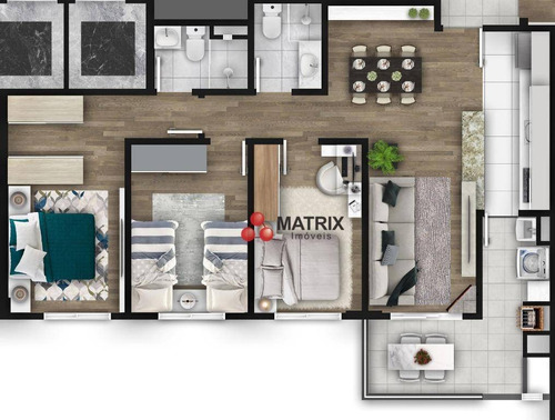 Imagem 3 de 30 de Cobertura Com 4 Dormitórios À Venda, 150 M² Por R$ 1.520.000,00 - Bacacheri - Curitiba/pr - Co0460