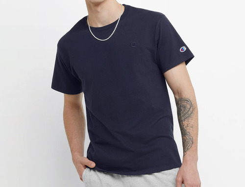 Franela Champion, Classic Tee, Embroidered C Logo