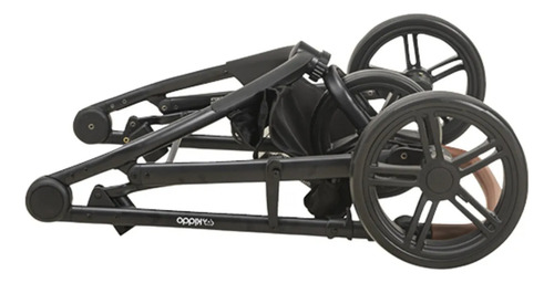 Carrinho De Bebê Trek Com Bebê Conforto E Base Preto - Kiddo