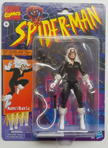 Figura Marvel Legends Black Cat Retro Nueva !!!