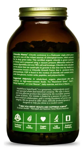 Healthforce Superfoods Chlorella Manna - Vegantabs 1200