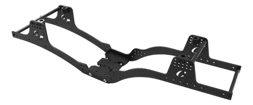 Chasis De Fibra De Carbono A Escala 1:10 Para Scx10 Negro