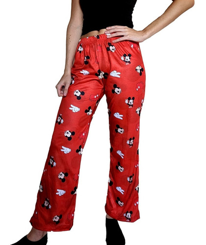 Pantalon Pijama Largo Mujer Animado Personajes Varios | MercadoLibre