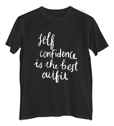 Remera Niño Color  Self Confidence Is The Best Outfit