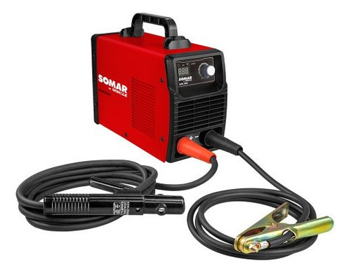 Máquina De Solda Inversora Mis 140 127/220V Somar Profissional Cor Vermelho 127/220V