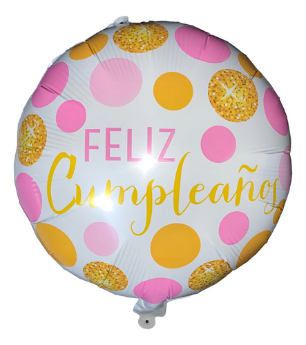 150 Globos Feliz Cumpleaños Metálicos Para Gas Helio