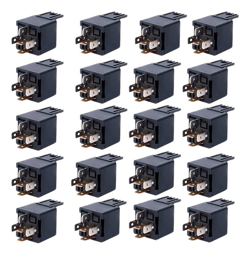 20 Piezas Relevador Relay 5 Patas 12v 40a Spider