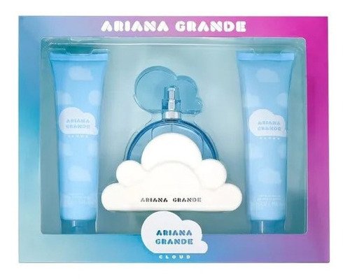Estuche Cloud Perfume ..  3 Pzas -- Ariana Grande