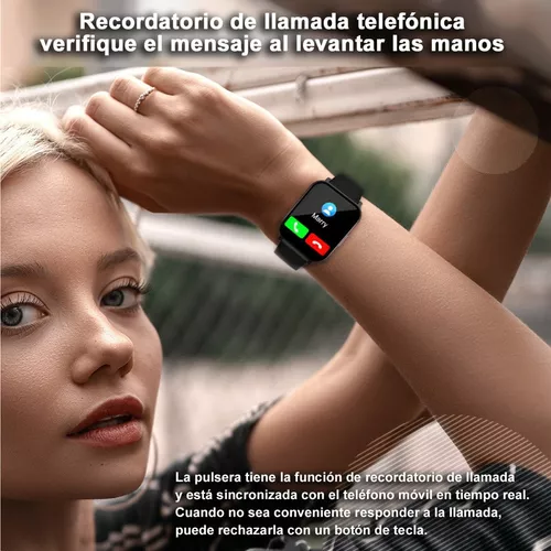 Reloj Inteligente Mujer Smartwatch Band Fit Bluetooth