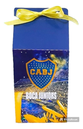 Caja Milk Box De Boca Juniors X 10