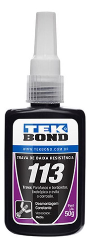 Adesivo Trava Rosca Baixo Torque 113 50grs (equiv 221/222)