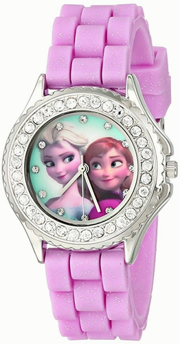 Frozen Disney Reloj Niña Lila Nuevo Original