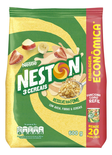Cereais Neston Nestlé Neston 3 Cereais em pacote 600 g
