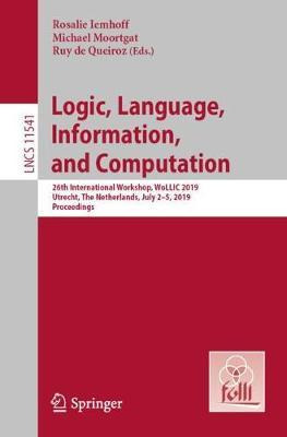 Libro Logic, Language, Information, And Computation : 26t...