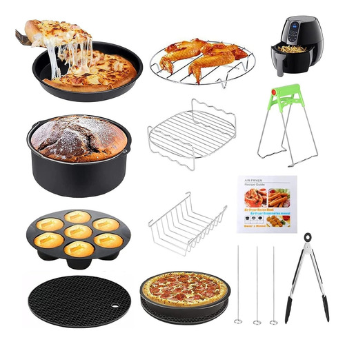 Set 13 Accesorios Para Freidora De Aire 7 Pulgadas Universal