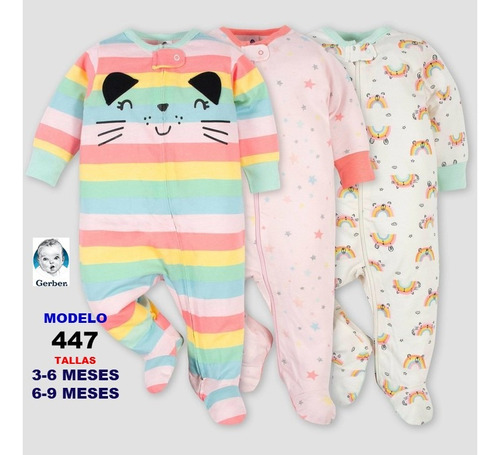 Ropa De Bebe Set De  Pijamas Gerber 